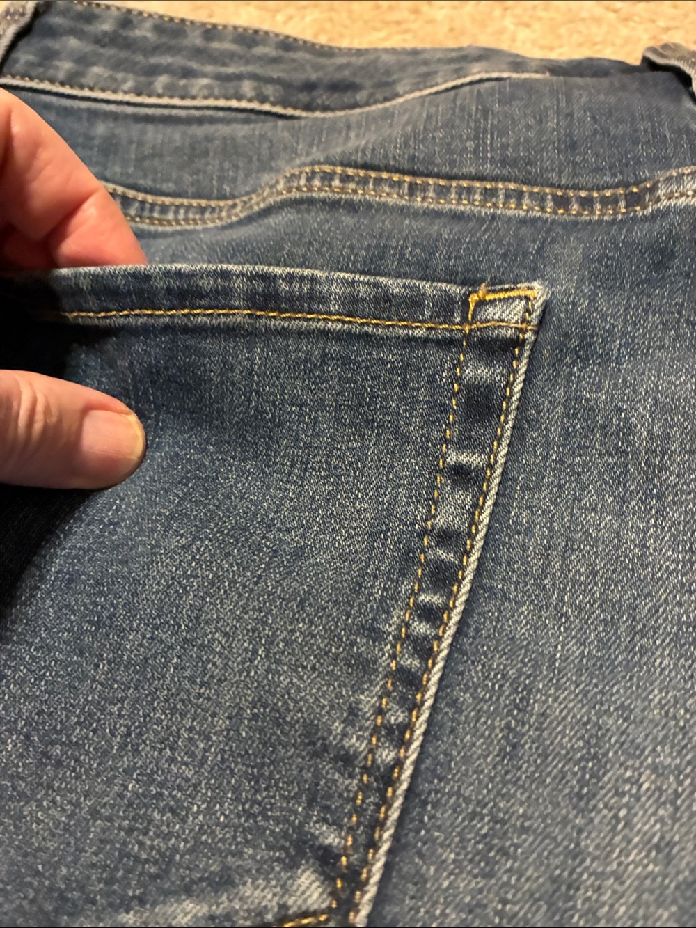 Ava & Viv Light Blue Rolled Hem Denim Shorts - Picture 6 of 8